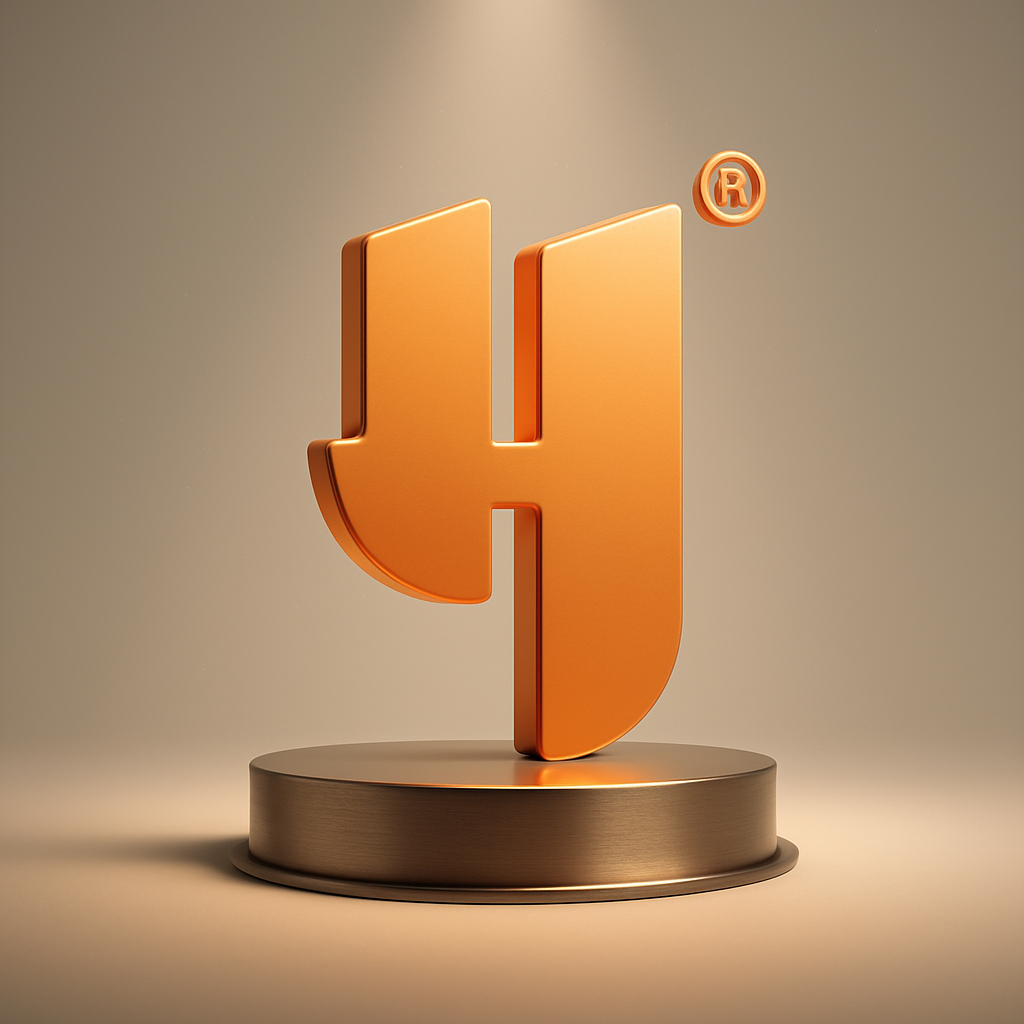 3D Logo Design - H Letter