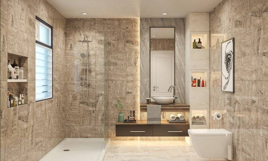 Modern Marble Bathroom